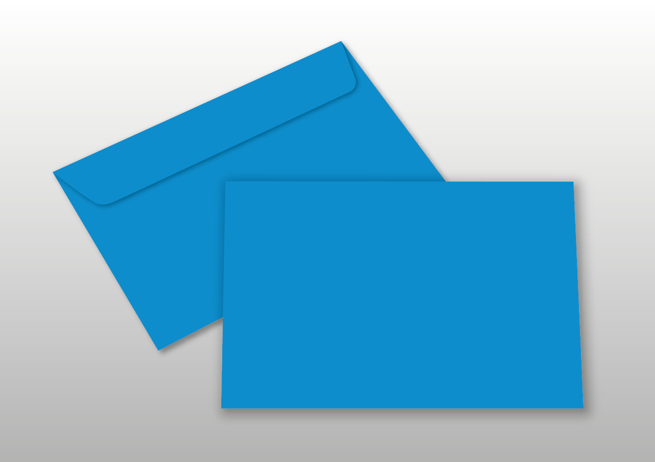 Kuverts für A6-Karten, blau