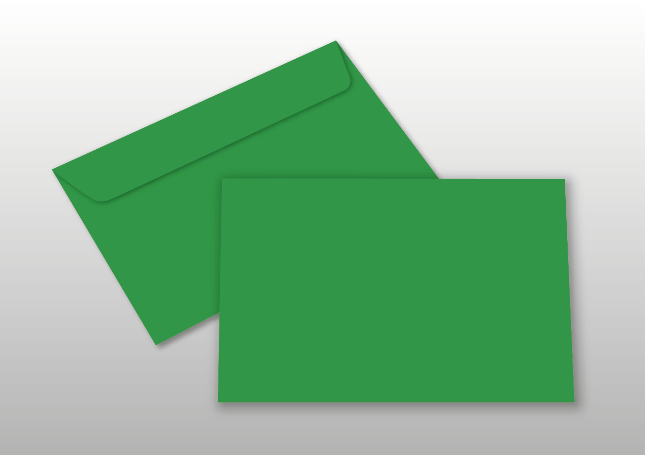 Kuverts für A6-Karten, grün