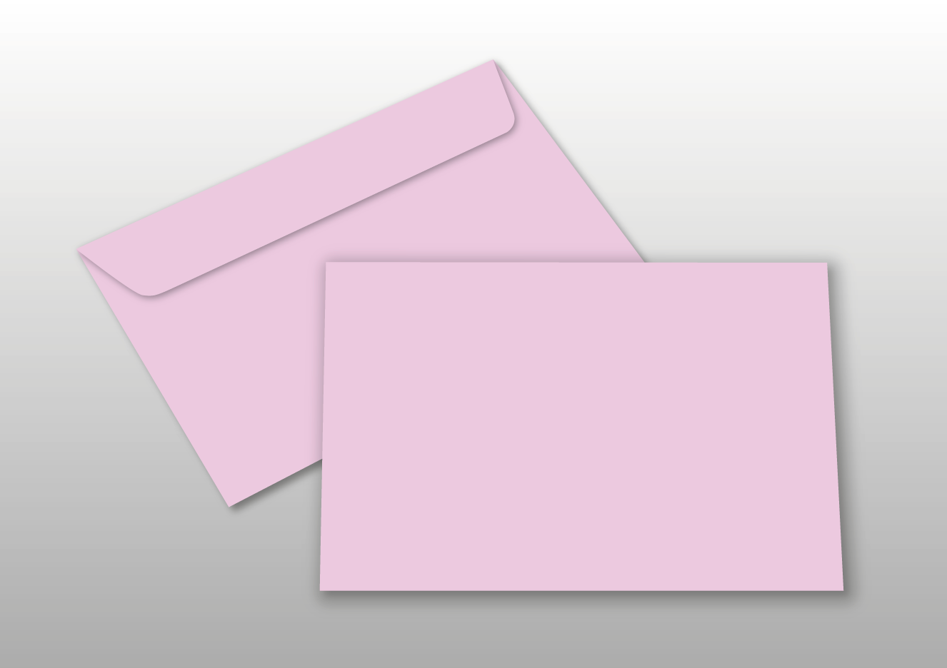 Kuverts für A6-Karten, rosa