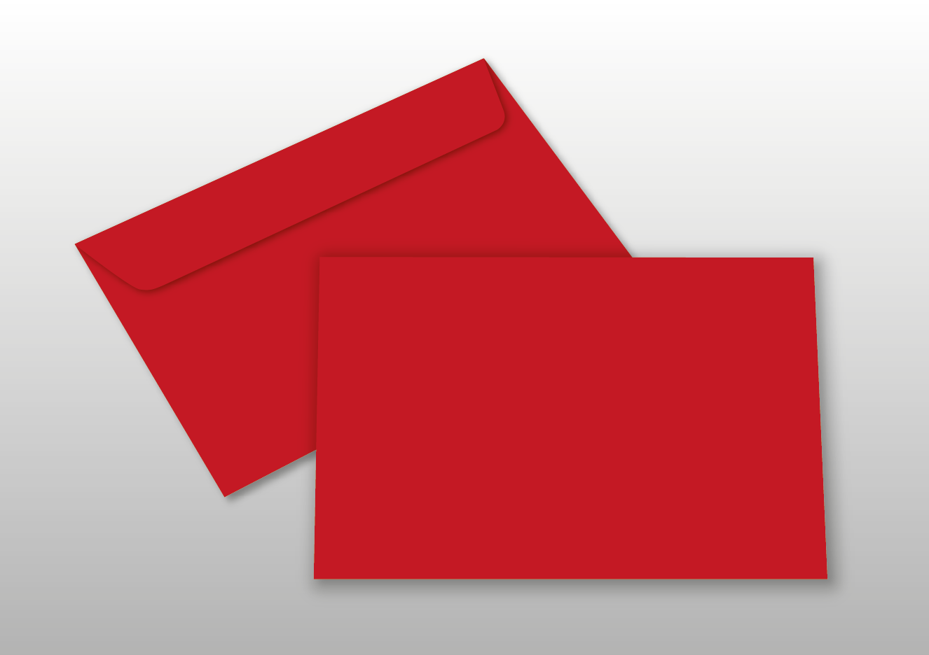 Kuverts für A6-Karten, rot