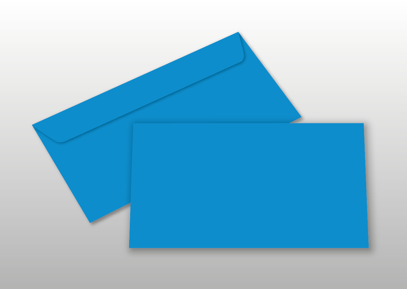 Kuverts für DIN lang-Karten, blau