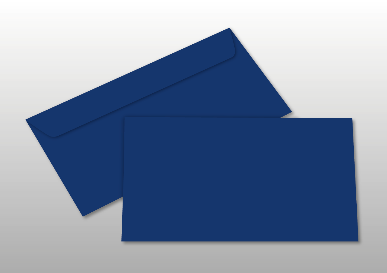 Kuverts für DIN lang-Karten, dunkelblau