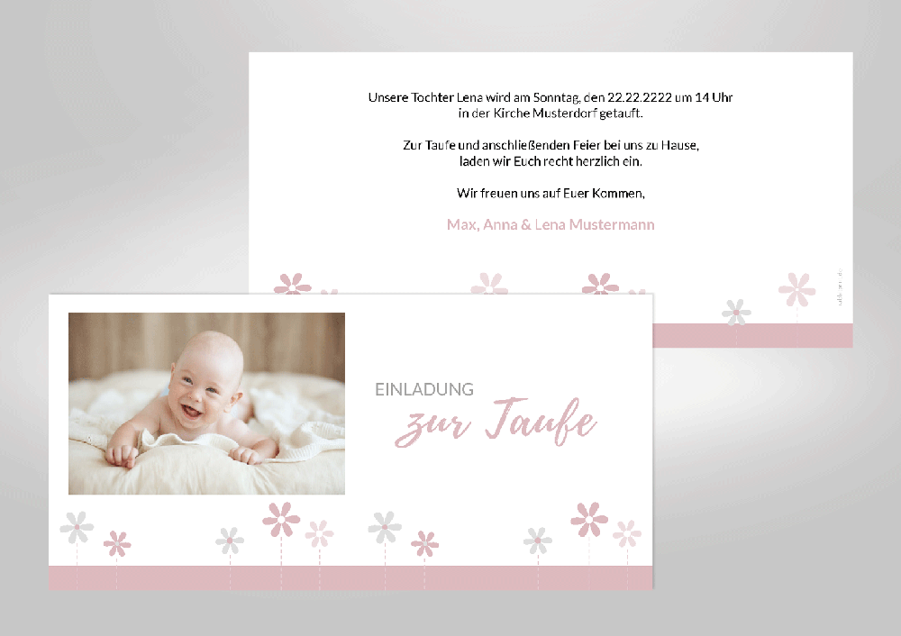 Taufe Einladungskarten Geburt Taufe