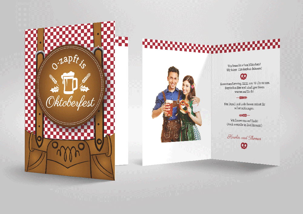 Huis Einladungskarte Zum Oktoberfest Bayrisch Geburtstag Einladung O Zapft Is 50 Wenskaarten Briefpapier Actumma Com