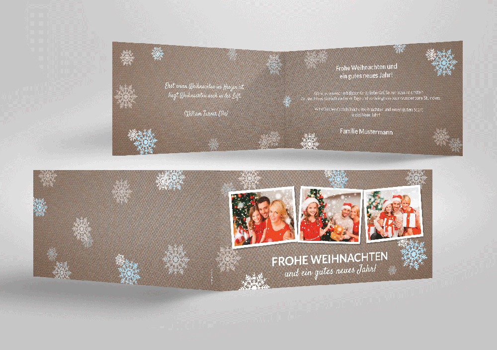 Weihnachtsgrußkarte Mit Erdmännchen – Niedliche Tierkarte Für Baby & Enkel, A6 Format, In Deutschland Hergestellt