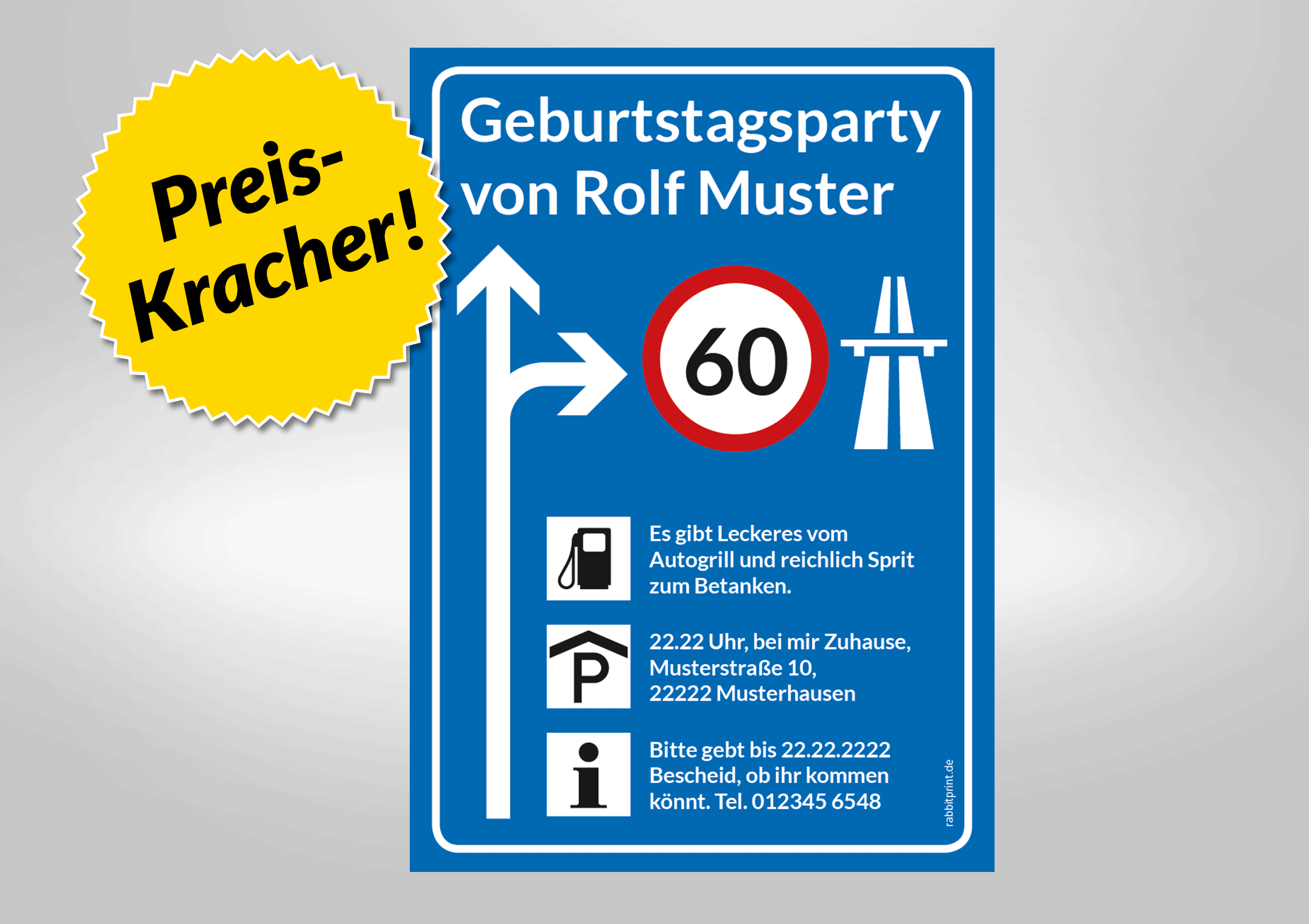 Witzig Einladungskarten Geburtstag